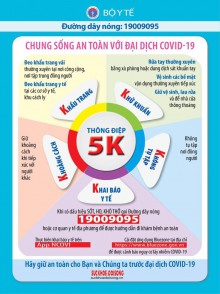 Thông điệp 5K của Bộ Y tế